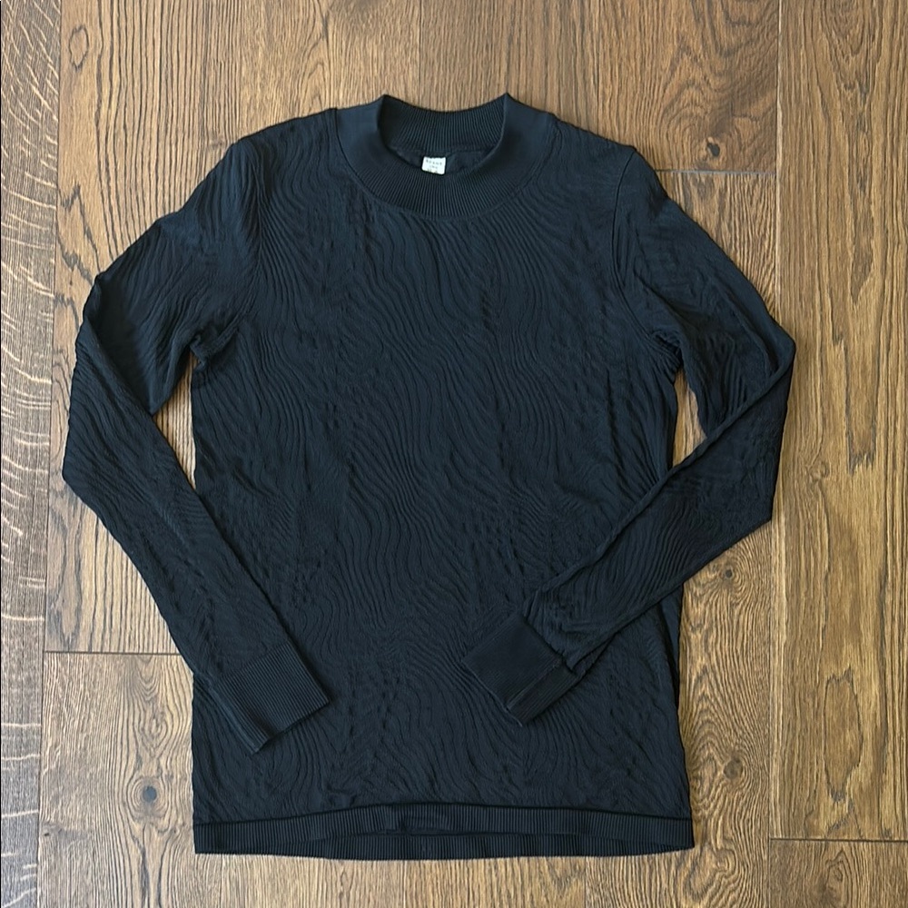 SPANX Black Long Sleeve Tee